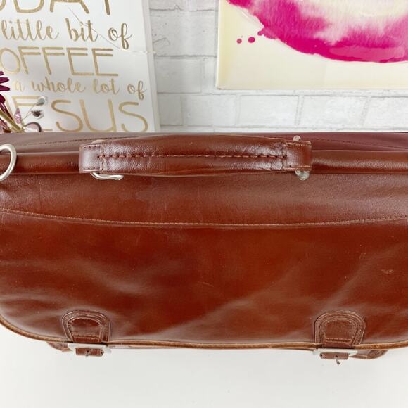 McKlein Vintage Leather Messenger/Laptop Computer Bag - Picture 15 of 15
